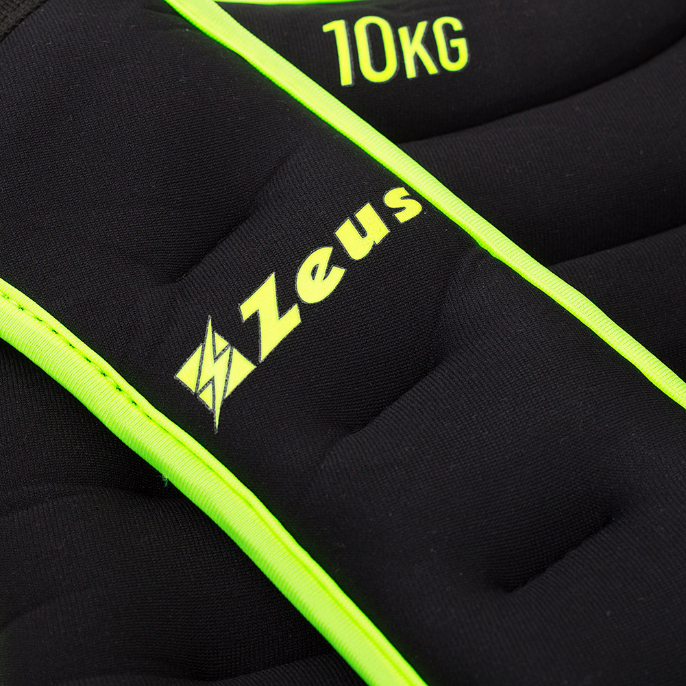 Zeus Gilet con pesi 10 kg per l'allenamento